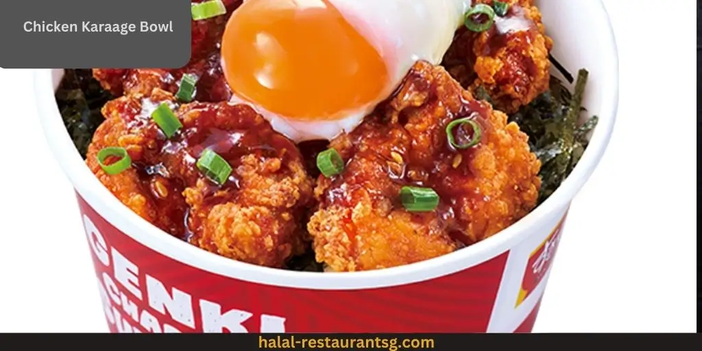 Sukiya Gyudon Menu Prices Singapore 2025 127 Chicken Karaage Bowl:
