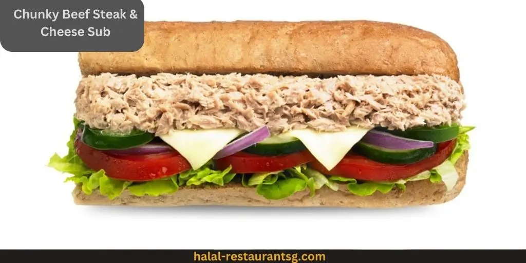 Subway Menu Prices Singapore 2025 94 Chunky Beef Steak & Cheese Sub: