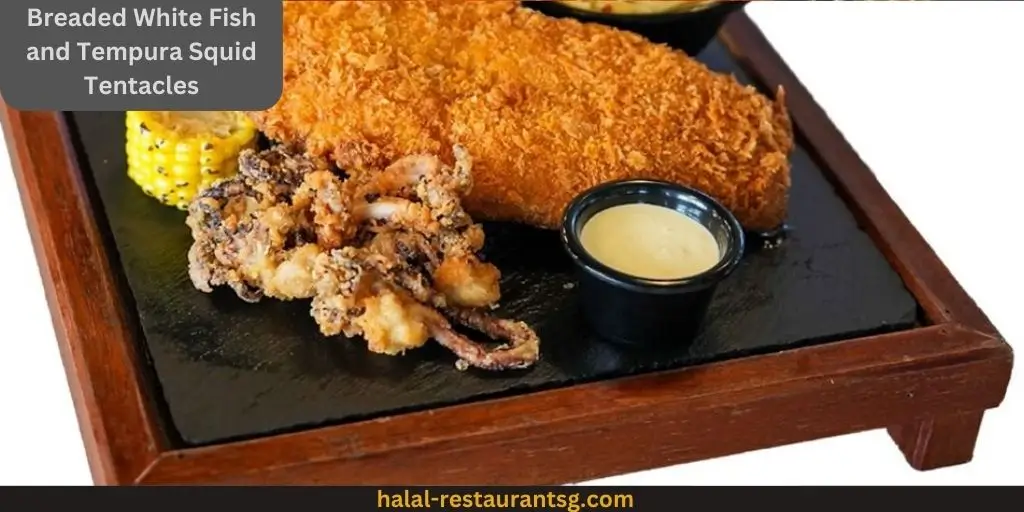 COLLIN'S® Restaurant Menu Prices Singapore 2025 140 Breaded White Fish and Tempura Squid Tentacles: