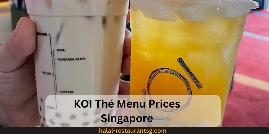 KOI Thé Menu Prices Singapore 2025 1 KOI Thé Menu Prices Singapore