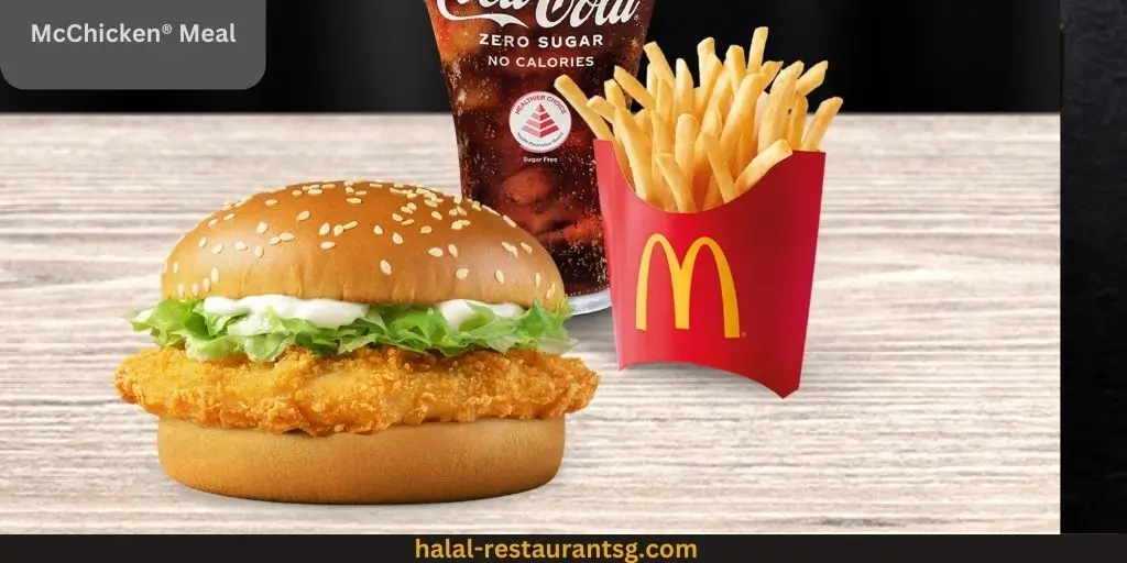 McDonald's Menu Prices Singapore 2025 183 McChicken® Meal: