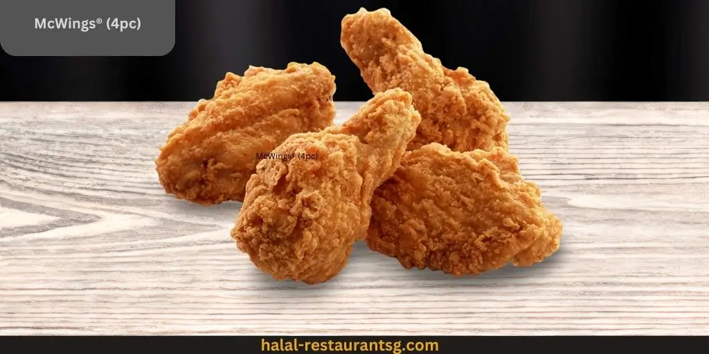 McDonald's Menu Prices Singapore 2025 184 McWings® (4pc):