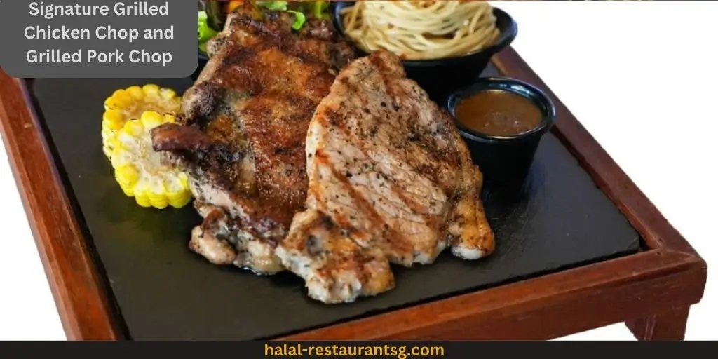 COLLIN'S® Restaurant Menu Prices Singapore 2025 137 Signature Grilled Chicken Chop and Grilled Pork Chop: