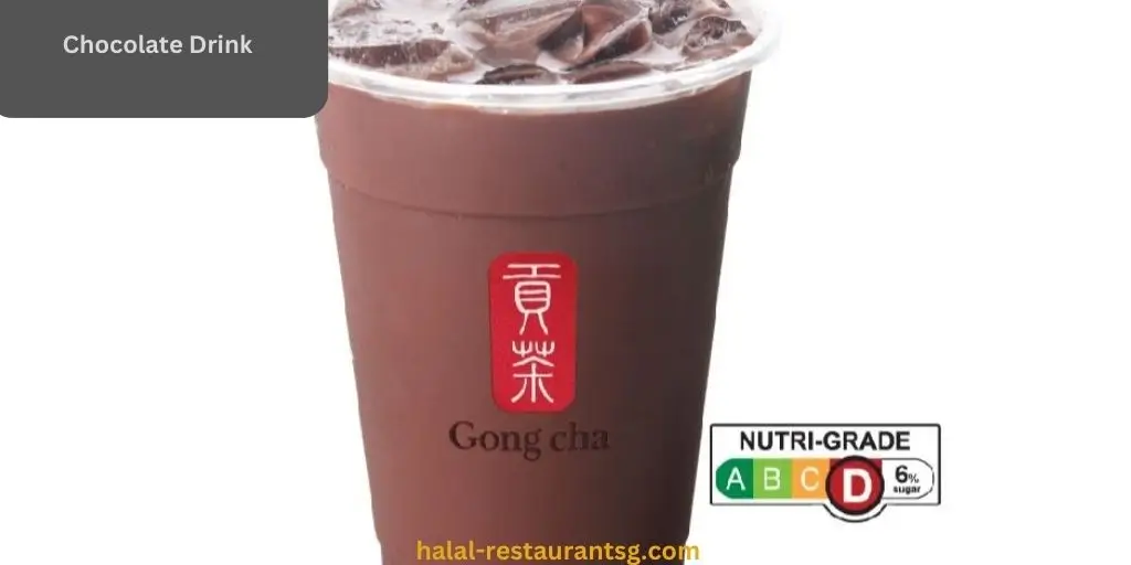 Gong Cha Menu Prices Singapore 2025 78 Chocolate Drink: