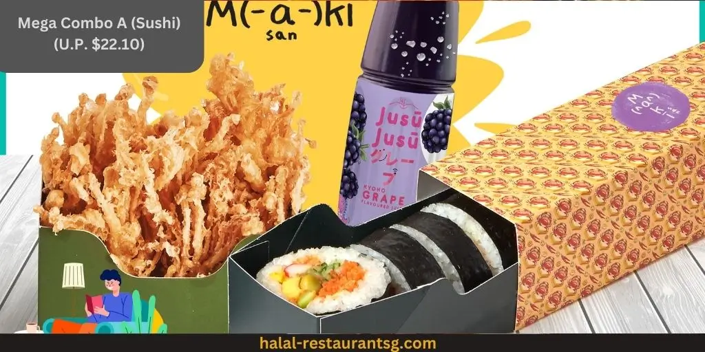 Makisan Menu Prices Singapore 2025 62 Mega Combo A (Sushi):