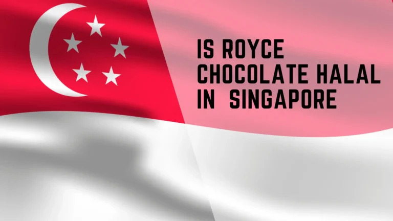 Is Royce Chocolate Halal in Singapore?